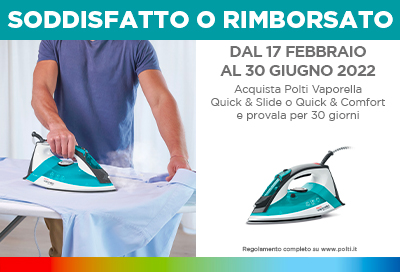 Polti - Soddisfatto o Rimborsato Polti - Soddisfatto o Rimborsato