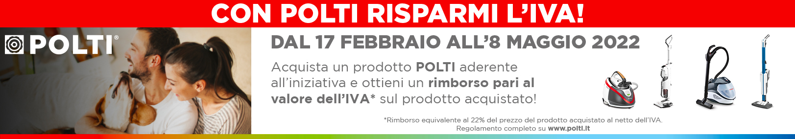 Polti - Con Polti risparmi l'iva Polti - Con Polti risparmi l'iva