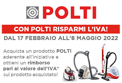 Polti - Con Polti risparmi l'iva Polti - Con Polti risparmi l'iva