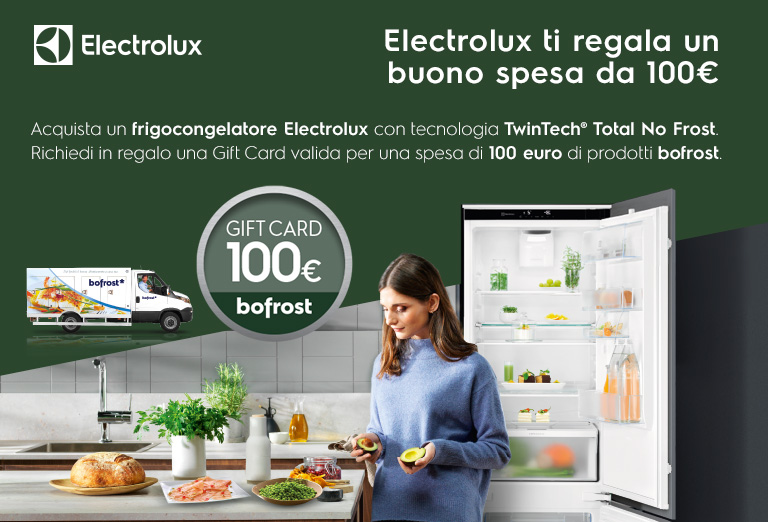 Electrolux ti regala un buono spesa Bofrost Electrolux ti regala un buono spesa Bofrost