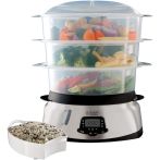 Russell Hobbs 23560-56 pentola a vapore 3 cestello/i Superficie piana 1000 W Acciaio inossidabile Russell Hobbs 23560-56 pentola a vapore 3 cestello/i Superficie piana 1000 W Acciaio inossidabile