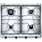 Smeg SV564-3 piano cottura Acciaio inossidabile Da incasso Gas 4 Fornello(i)