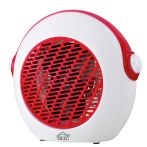 DCG Eltronic HL9738 stufetta elettrica Interno Rosso, Bianco 2000 W Riscaldatore ambiente elettrico con ventilatore