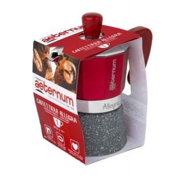 BIALETTI* CAFFETTIERA RED AETERNUM 1TZ , 144455